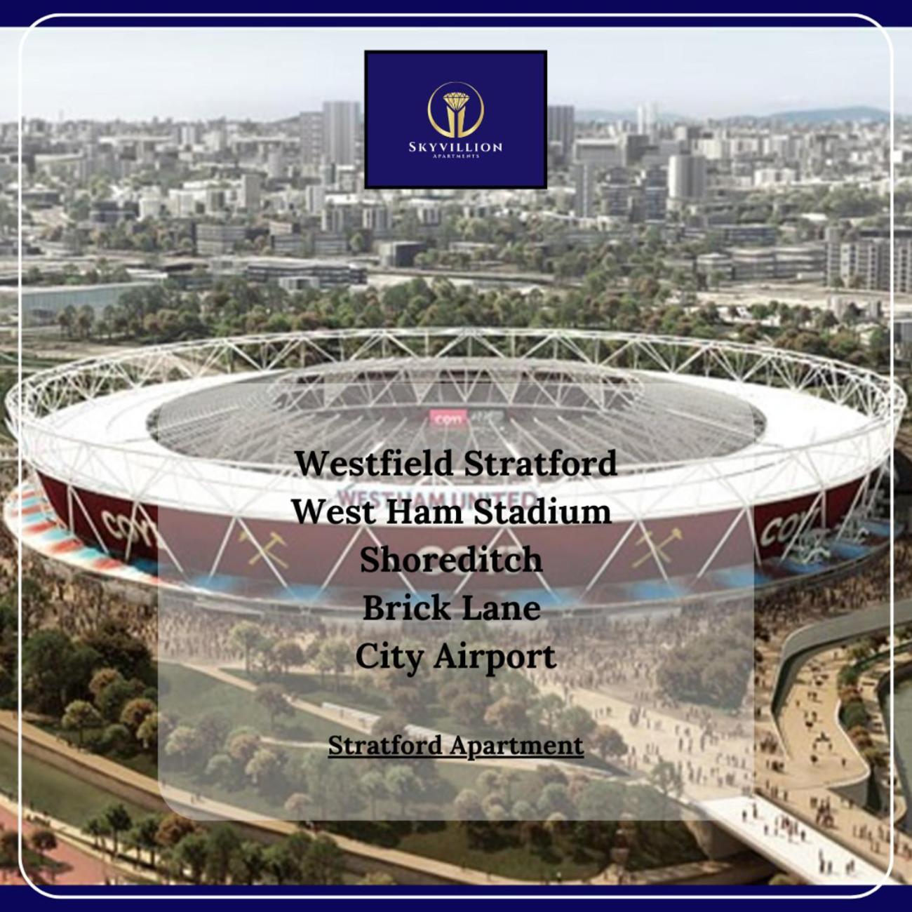 Skyvillion - Olympic View London Stratford Apartment Eksteriør bilde